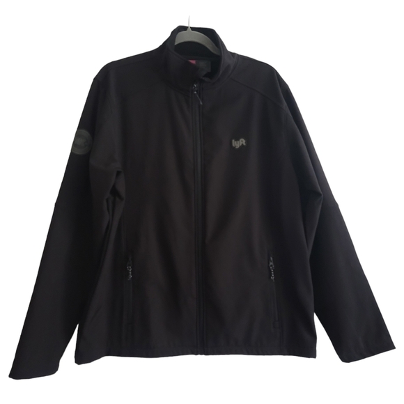 LYFT Adult Large Black Full Zip Driver Jacket - Picture 1 of 8